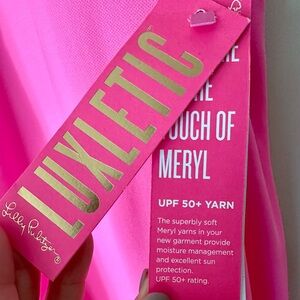 NWT Lilly Pulitzer pink Luxletic dress XL